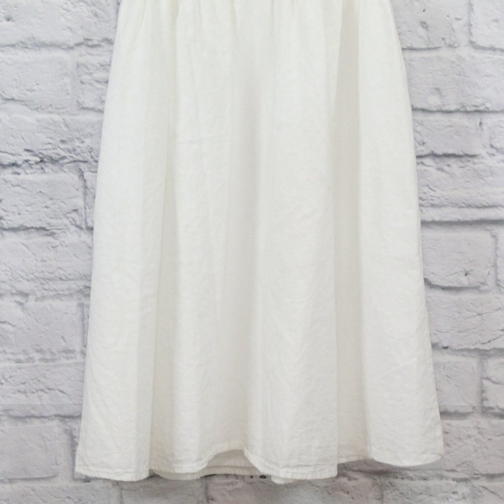 Cotton Ruffle Top Sleeveless Summer Dress Size M-L - Picture 4 of 11